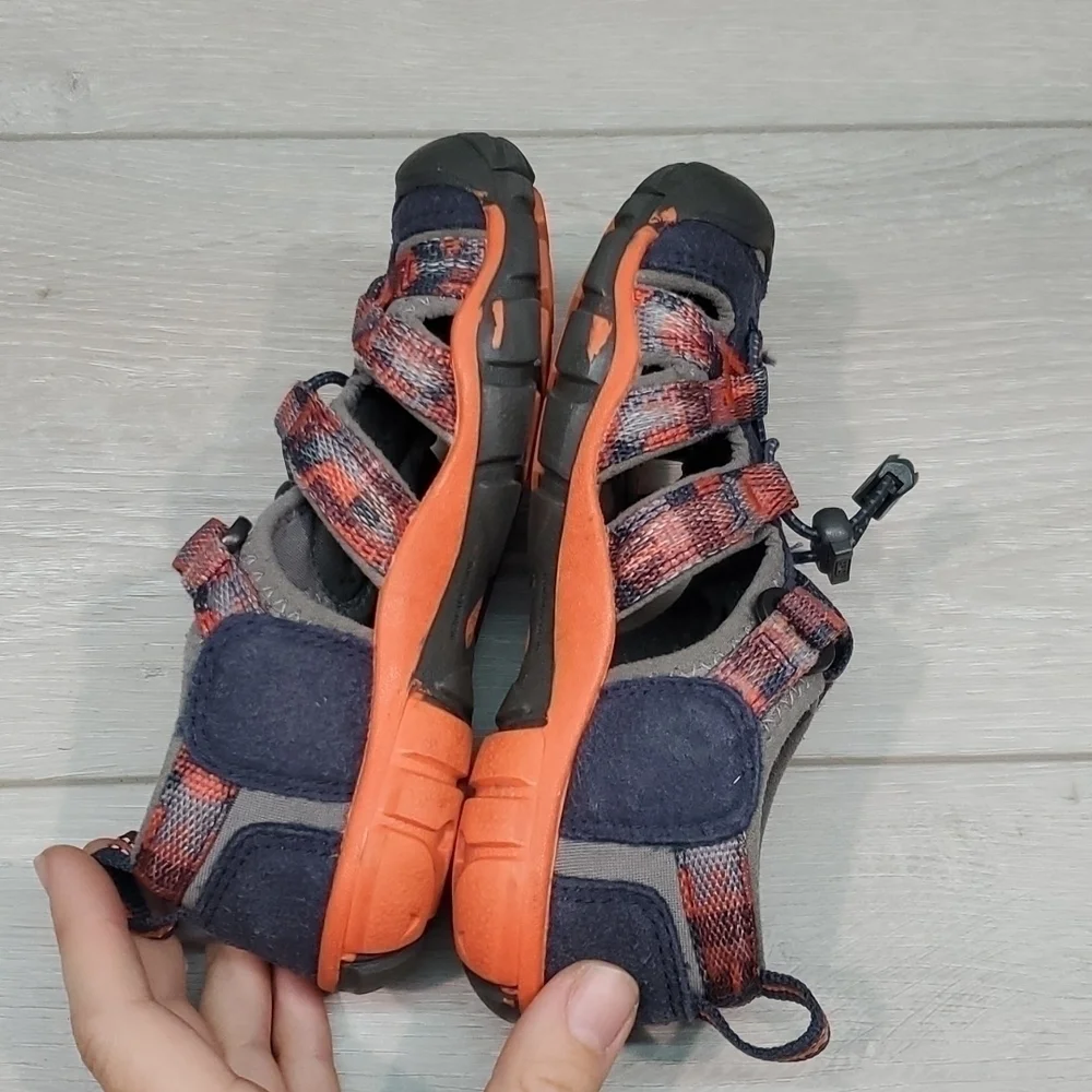 Keen Kids Boys Outdoor Hiking Comfort Hook&loop Waterproof San shoes sz 11